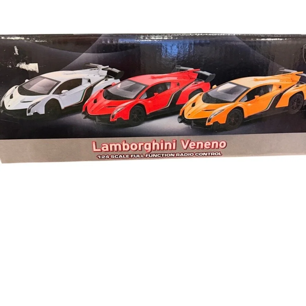 Speed Tech Lamborghini Veneno 124 Scale Full Function Radio Control Car Yellow‎